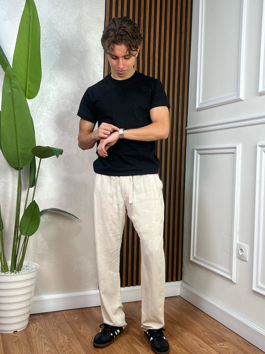 Ensemble Pantalon lin + tshirt coton ✨