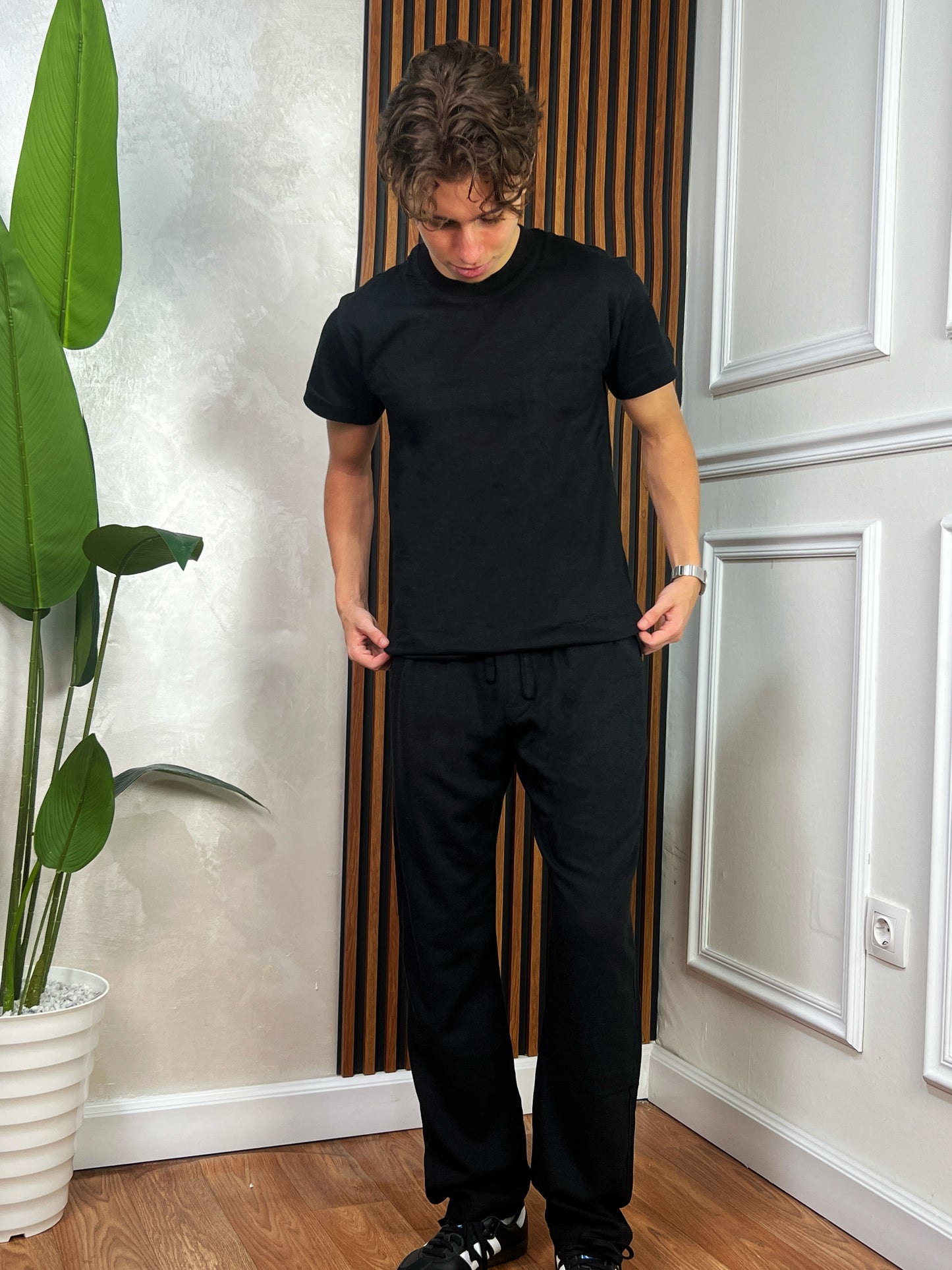 Ensemble Pantalon lin + tshirt coton ✨