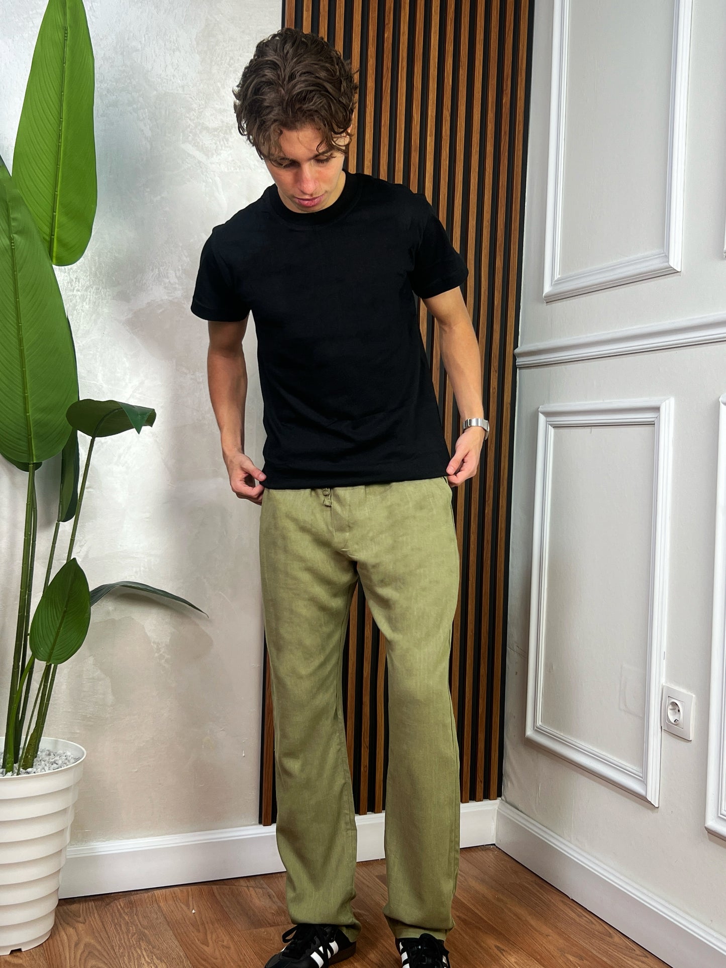 Ensemble Pantalon lin + tshirt coton ✨