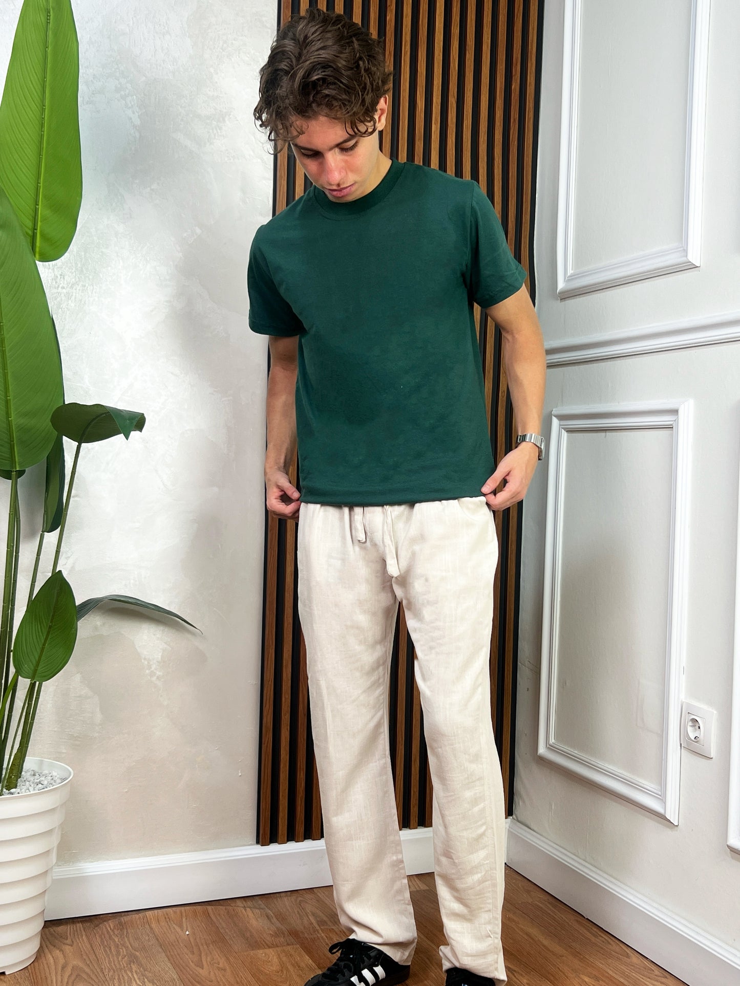 Ensemble Pantalon lin + tshirt coton ✨